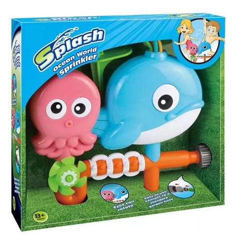 Juego De Agua Ballena Con Pulpo