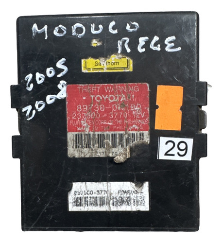 Modulo Relay  De Toyota Hilux 2005 2008