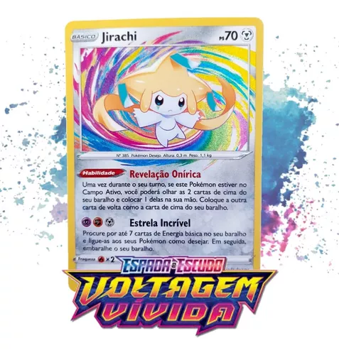 Pokémon TCG: Jirachi (119/185) - SWSH4 Voltagem Vívida - Pokémon