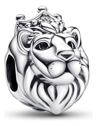 Dije Charm Pandora Leon Rey De La Selva Plata S925 Original