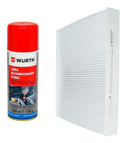 Filtro Ar Condicionado Cabine Bosch Fiat Argo + Spray Wurth