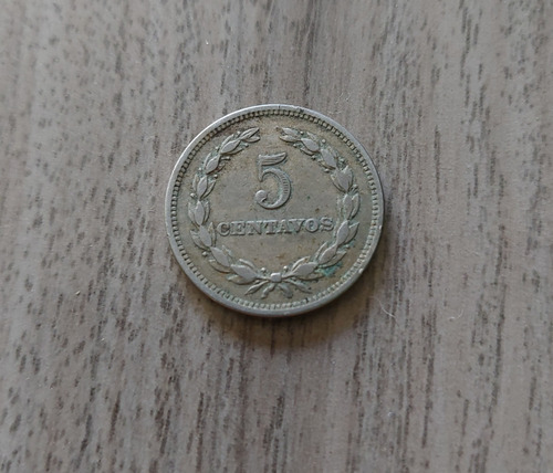 Moneda De 5 Centavos Año 1915