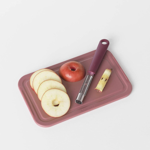 Descorazonador De Manzanas Acero Inoxidable Rojo Brabantia Color Vino