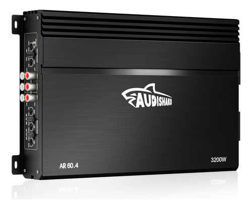 Amplificador De Audio Para Auto 4 Canales Audishako 3200w