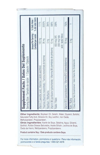 Bedoyecta Multivitaminas 30 Cps