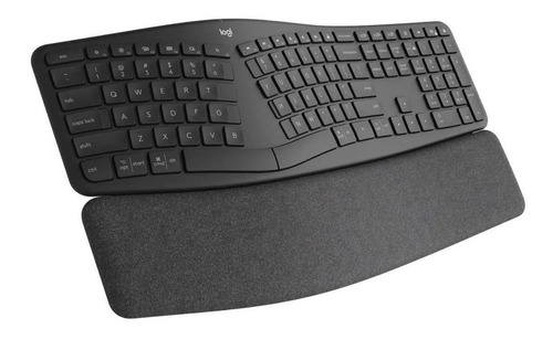 Imagen 2 de 4 de Teclado bluetooth Logitech Ergo Series Ergo K860 QWERTY español color negro