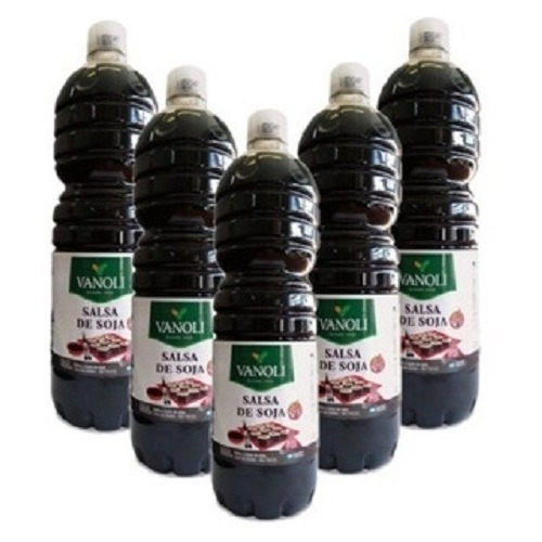 Salsa De Soja Vanoli 6 Botellas X 1 Litro - Sin Tacc 