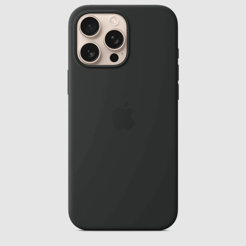 Funda Apple Silicona Iphone 13 Negro Lisa