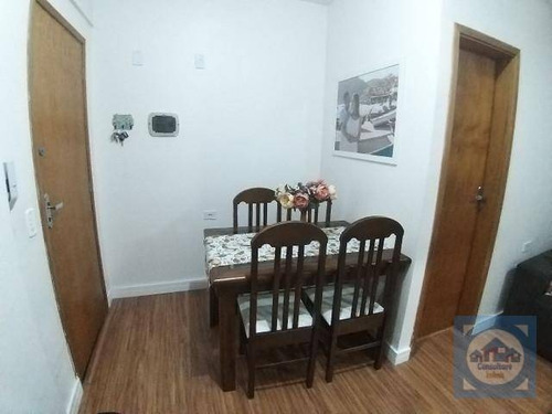 Apartamento Com 1 Dormitório À Venda, 38 M² Por R$ 181.000,00 - Parque São Vicente - São Vicente/sp - Ap5786
