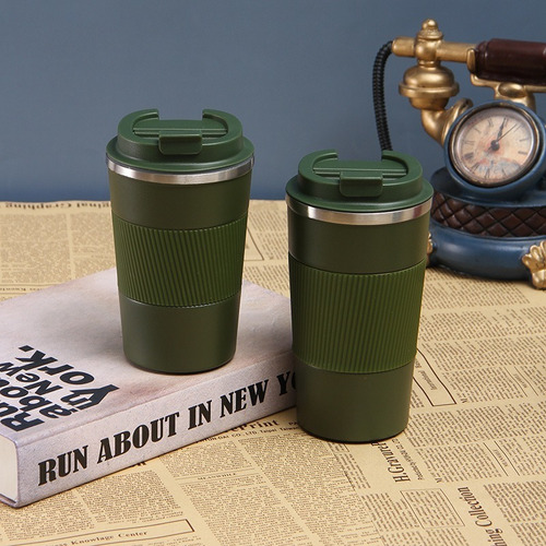 Imagen 2 de 4 de Taza De Café Acero Inoxidable Coche Térmico Antideslizante