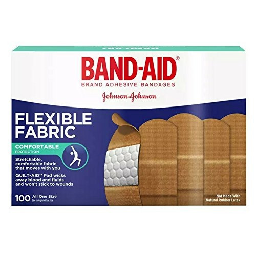 Band-aid Flexible Tela Vendajes Adhesivos 3/4 Pulgadas X 3 P