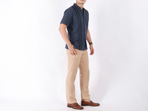 Imagen 4 de 7 de Guayabera Yucateca En Cuello Mao, Modelo Chapap.