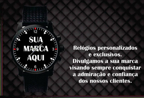 Relógio De Pulso Personalizado Sua Empresa Seu Logo Foto 5