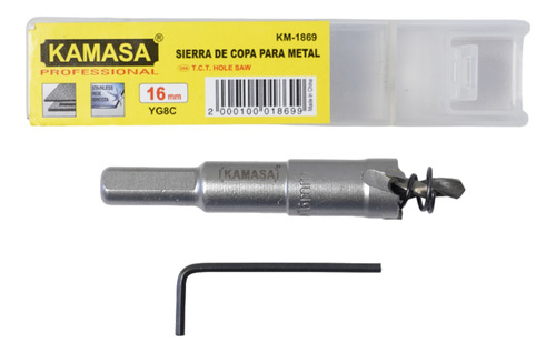 Sierra Copa Para Metal 16mm Marca Kamasa - Set