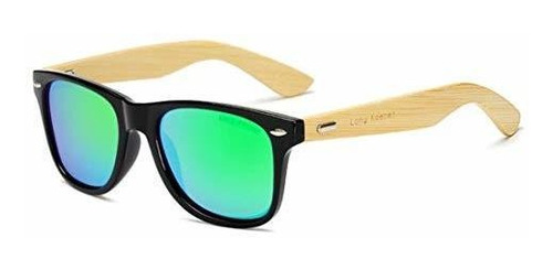 Mantenedor Polarizado Bamboo Wood Arms Gafas De Sol Prx7u
