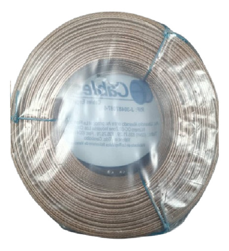 Cable Transparente Spt 2x16 Marca Cablesca Rollo 50mts