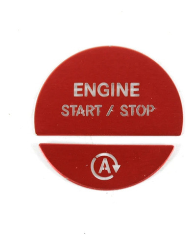 Adhesivo H2car Interior Engine One Start Stop Con Botón De L