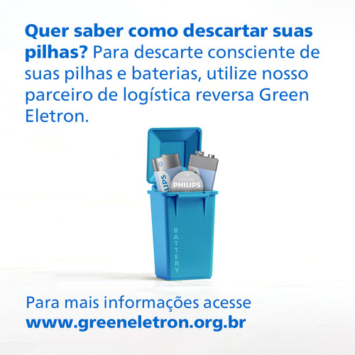 32 Pilhas Bateria Aa Pequena 2a Alcalina Philips 2 Cartelas