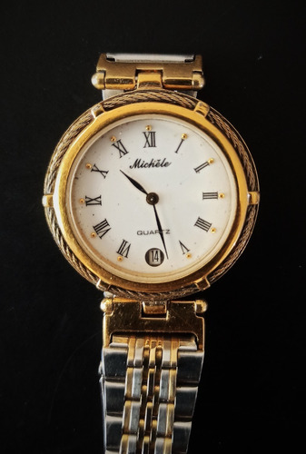 Hermoso Reloj Michele Edicion Especial Unisex  Gold Edition 