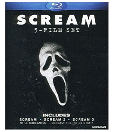Scream Set De 5 Peliculas Bluray Original Nuevo Y Sellado