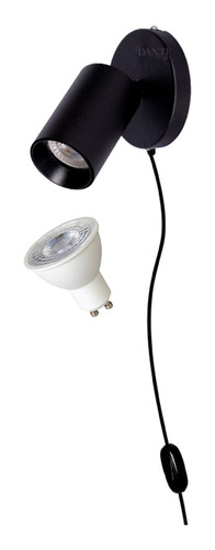 Aplique Velador Ideal Cabecera Movil Tecla Enchufe + Lamp