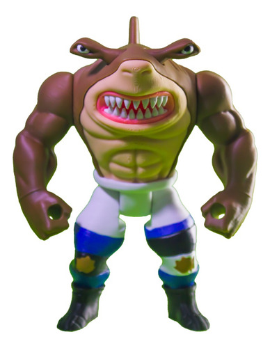 Figura De Acción Jab Street Sharks 15 Cm Coleccionable