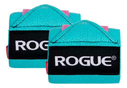 Munhequeira Wrist Wrap Elástica Rogue 30cm - Cross Cor Azul/rosa