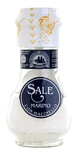 Sal Marina Con Molinillo Drogheria 90gr. Italia