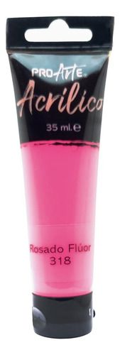 Acrilico 35 Ml - Proarte Color Rosado Neón