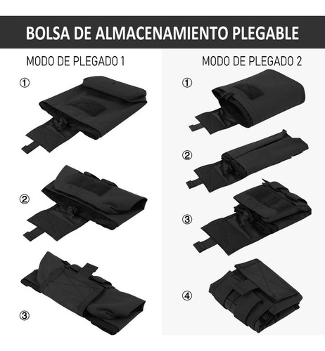 Bolsa Táctico De Militar Dump Pouch Bolsa Plegable Krydex