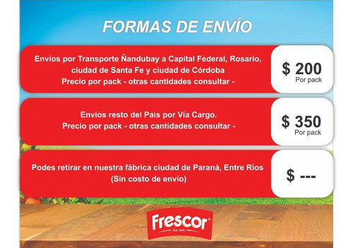 Jugos Exprimidos Frescor 980 Ml Caja De 6 Unidades
