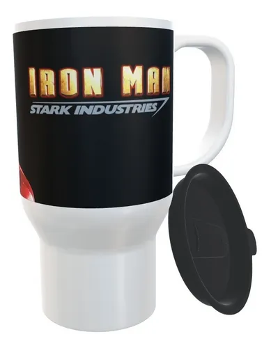 Jarro Termico Plastico Iron Man Stark Industries