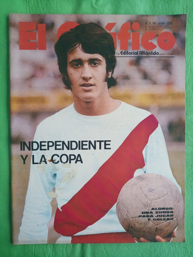 El Grafico 2746 23/5/1972 Alonso Una Zurda Para Jugar Golear