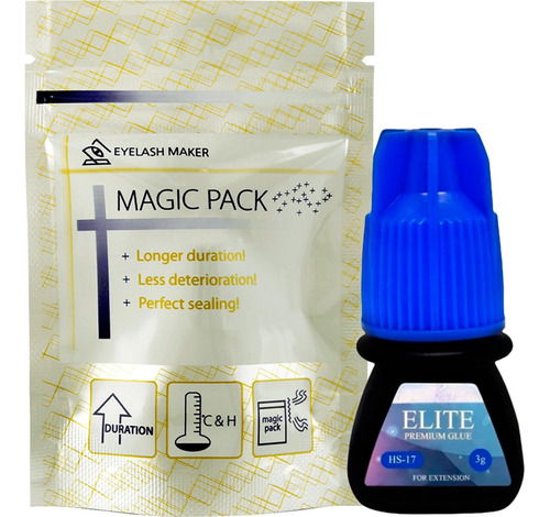 Cola Elite Hs17 3ml Merit Glue Extensão Cílios Fio Original