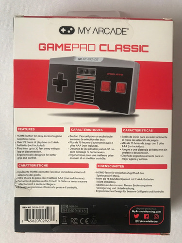 Control Inalambrico Para Nes Classic Mini Console My Arcade (Usado)