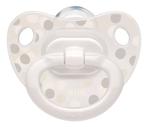 Chupete para bebé con funda de 0 a 6 meses sin BPA, color blanco Nuk