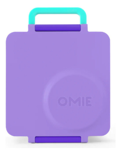 Lonchera Tipo Bento Omiebox Para Comida Fría Y Caliente. Color Violeta