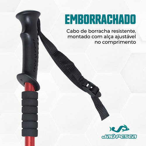 Bastão De Caminhada Antishock Jp-bc