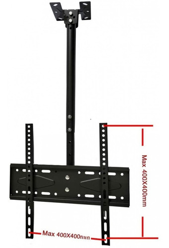 Imagen 4 de 10 de Soporte De Techo Tv Led 26 29 32 37 42 55 Pulgadas Gira 90°