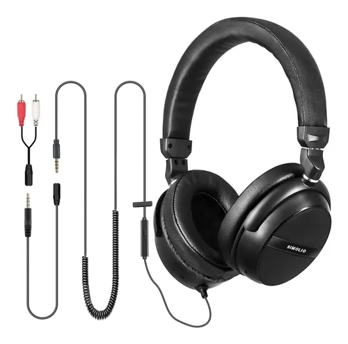 Auriculares De Cable Largo Para Tv Y Pc Con Control De