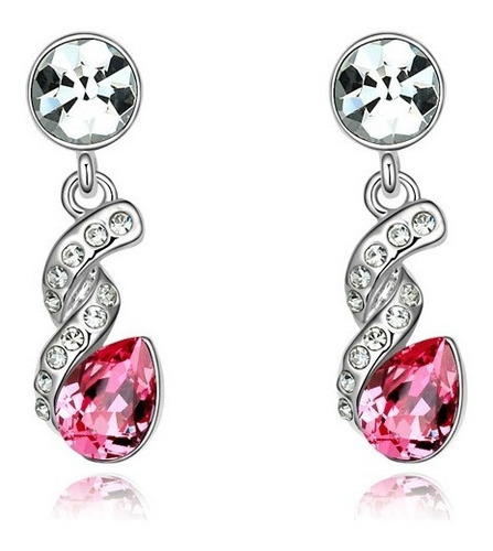 Aretes Con Cristales, Amor De Cristal Ac15-17