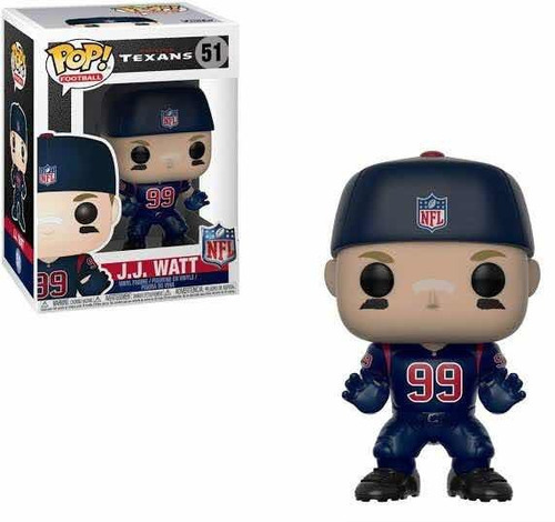 Funko Pop Nfl J. J. Watt #51 Houston Texans + Protector