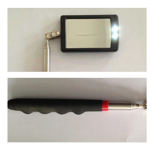 Imagen 2 de 5 de Espejo Inspeccion Telescopico Con Led Control Calidad