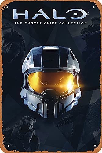 Shvieiart Wall Decor Sign - Halo The Master Chief Collection