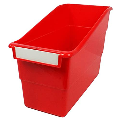 Estante Tattle Shelf File, Rojo