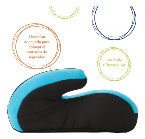 Topside Booster Car Seat Color Azul