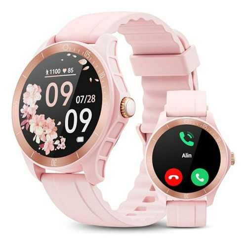 Smartwatch Mujer Con Monitor De Ritmo Cardíaco Y Spo2, Bluet