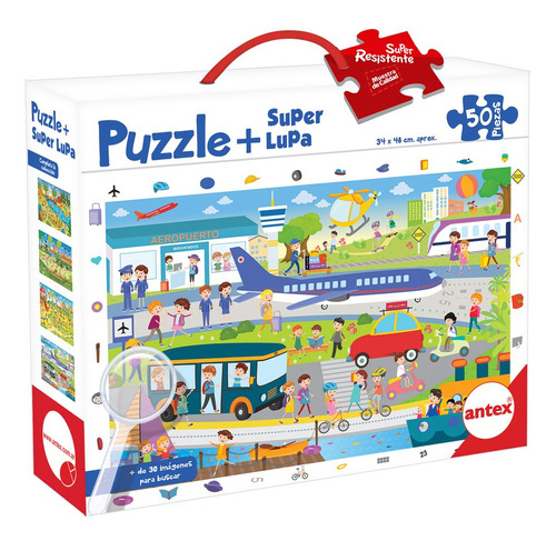 Puzzle 50p Aeropuerto Antex Carton Extra 3035