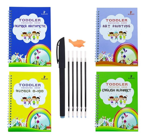 Magic Book Libro Mágico Caligrafía Y Preescritura Preescolar