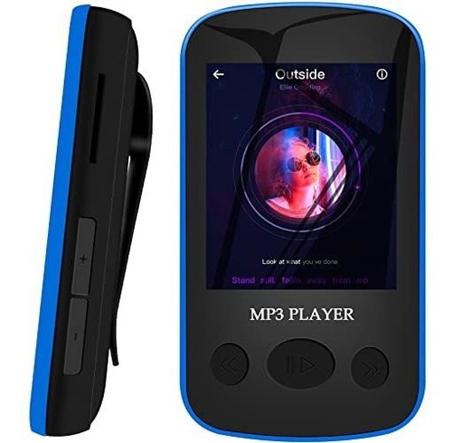 Reproductor Mp3 16gb Con Bluetooth 5.0 - Pebuwet, Ligero Y